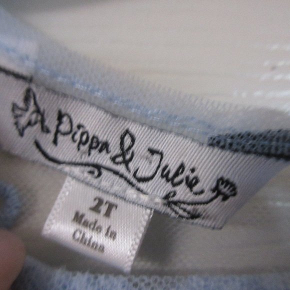 Girls size 2T Blue Lace lined sleeveless dress from Pippa & Julie - Picture 8 of 12